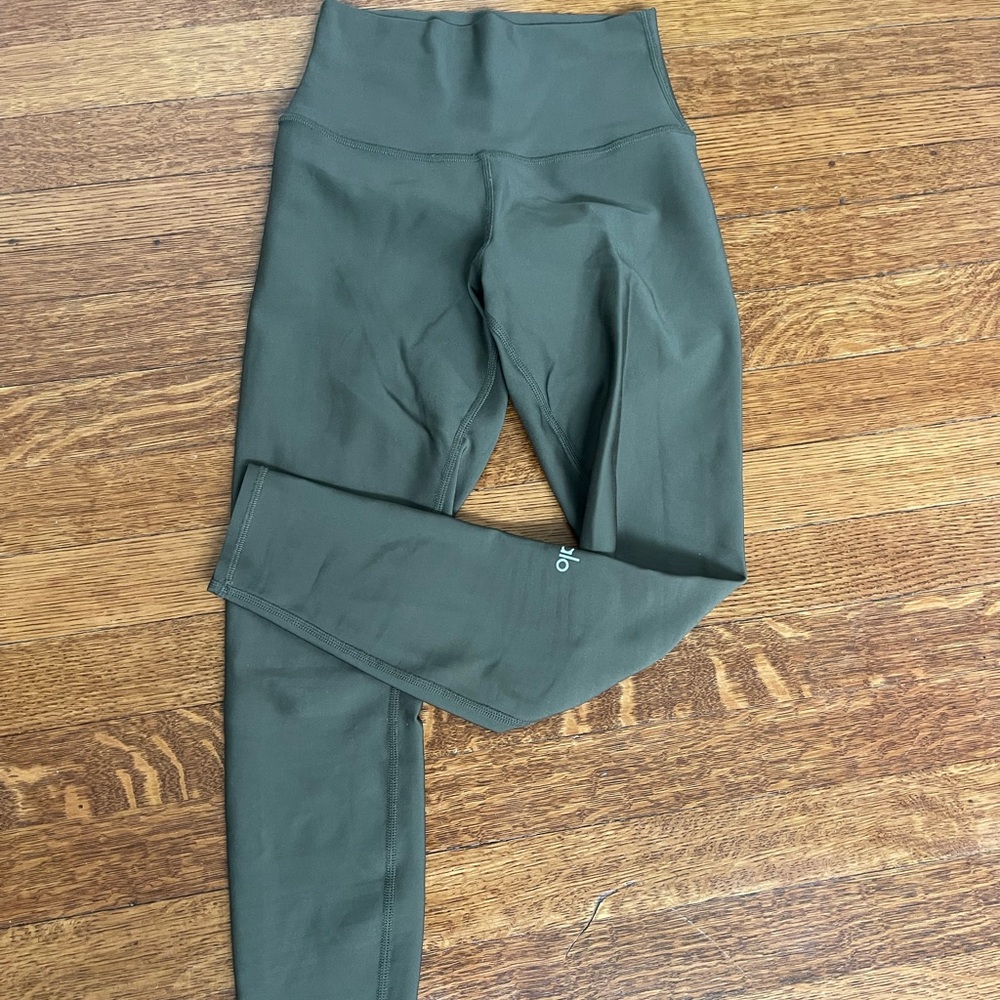 Alo airbrush Green Leggings size XS